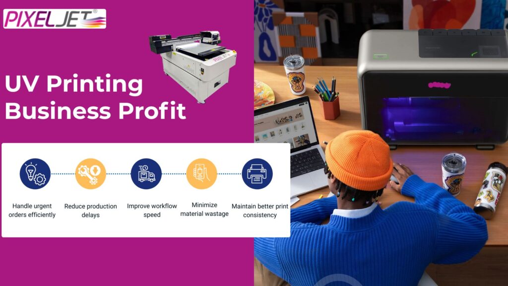 UV Printing Business Profit achieved with a UV printer for small business