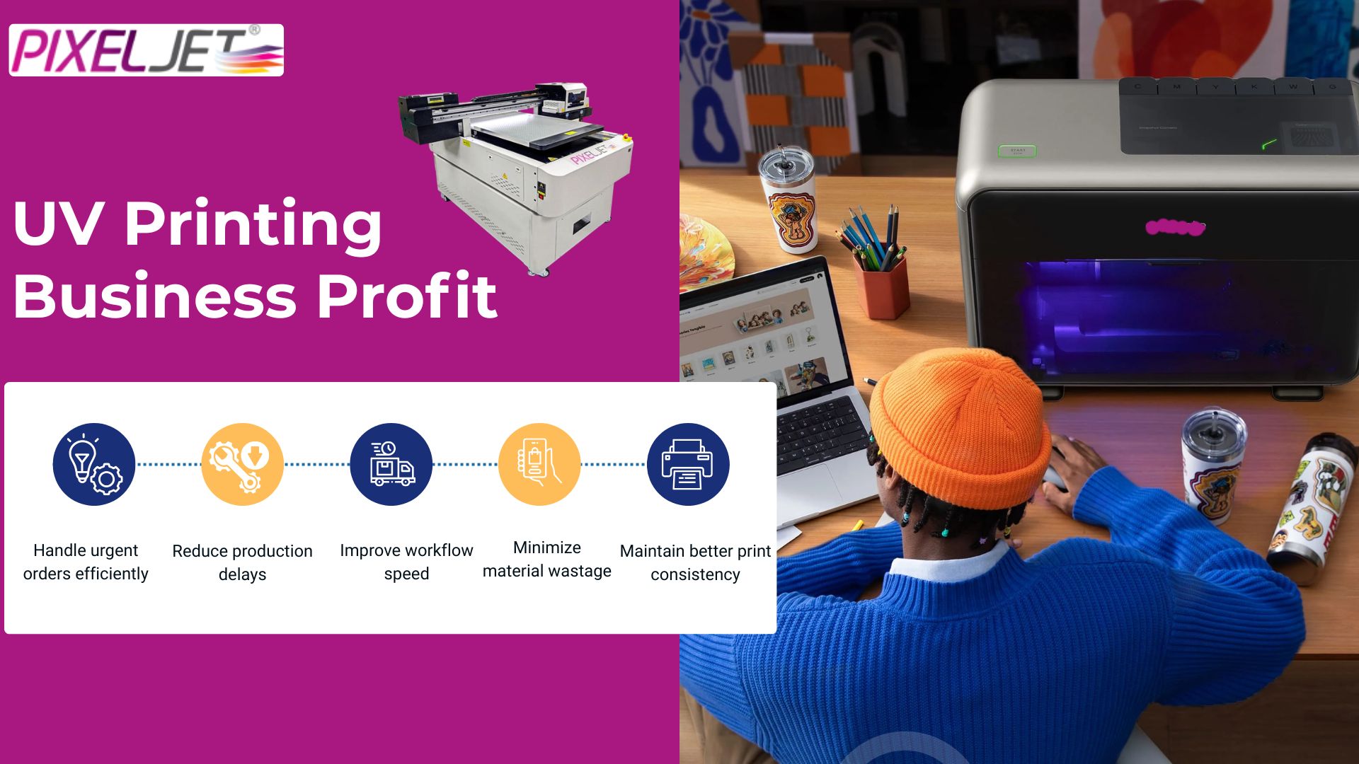 UV Printing Business Profit achieved with a UV printer for small business